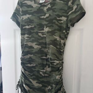 Victorias Secret PINK Camouflage Ruched T-Shirt Nightgown